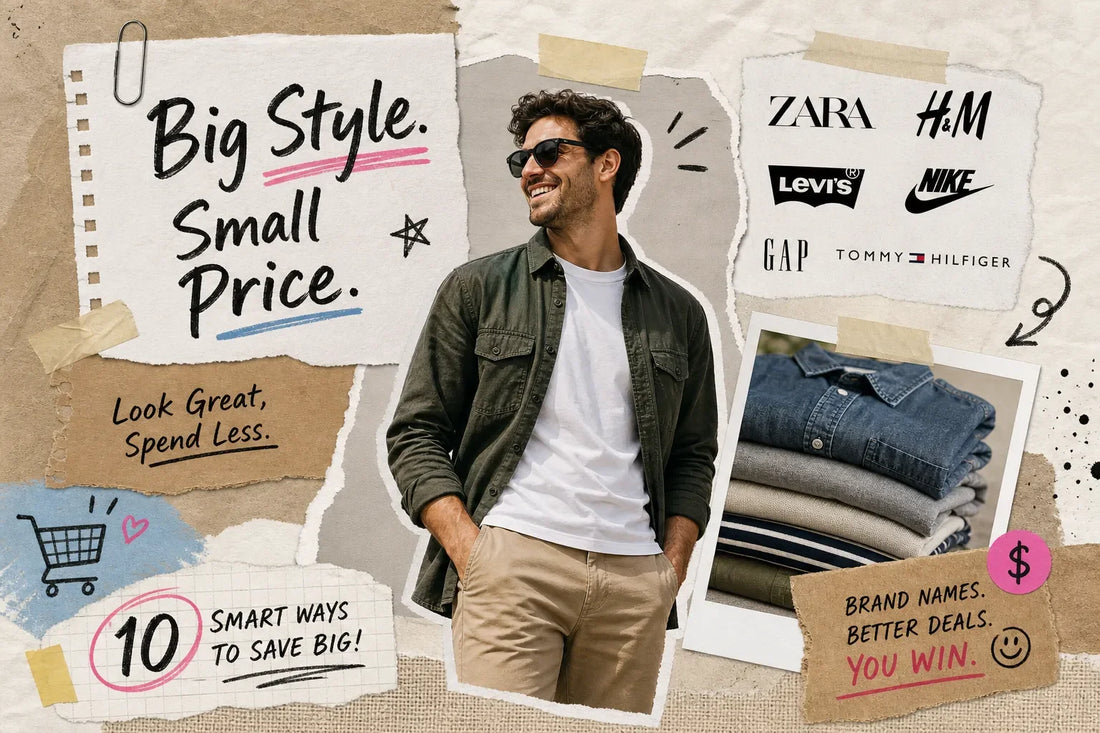 Brand Name Men's Clothes Cheap: 10 Ways to Score Big