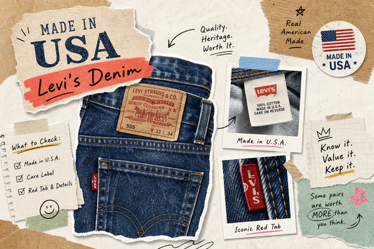 Made in USA Levi's Denim: How to Identify and Value It