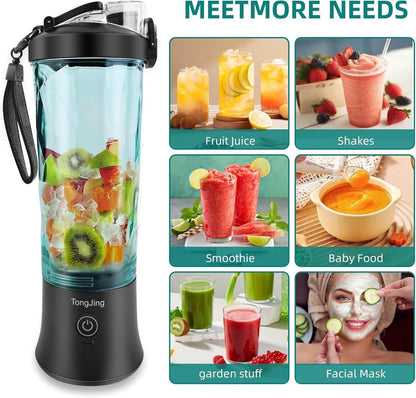 270 Watt Rechargeable Portable Blender USB-C Capable Of Crushing Ice - Tongjing