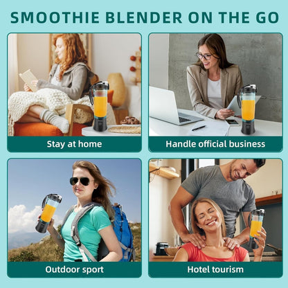 270 Watt Rechargeable Portable Blender USB-C Capable Of Crushing Ice - Tongjing
