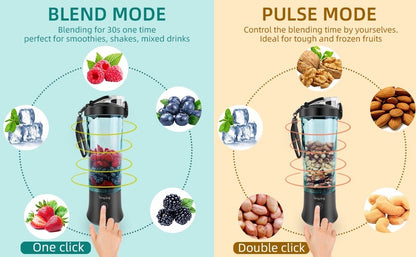 270 Watt Rechargeable Portable Blender USB-C Capable Of Crushing Ice - Tongjing