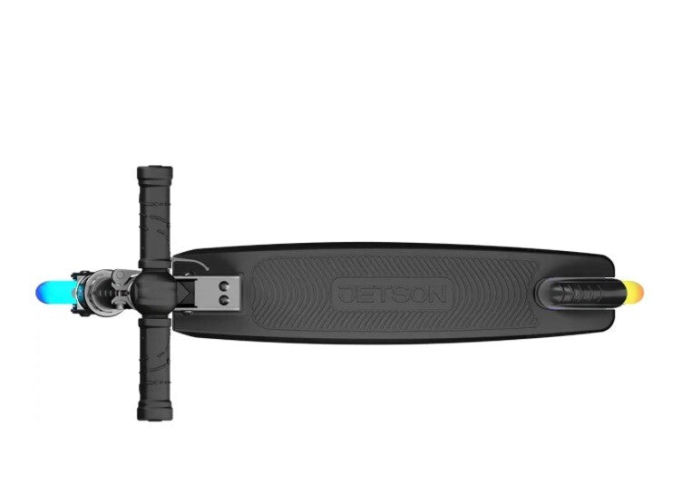 Jetson Moonbeam LED Foldable Light Up Scooter with Lava Lit Wheels - Black