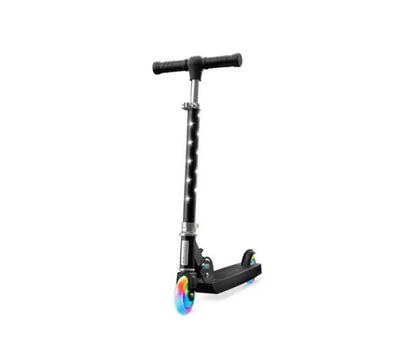 Jetson Moonbeam LED Foldable Light Up Scooter with Lava Lit Wheels - Black