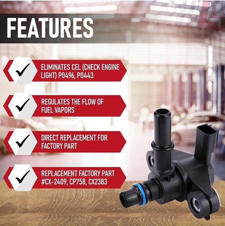 Ford Vapor Canister Purge Valve CX-2409 AU5Z9C915B (Open Box)