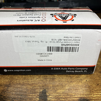 Ford Vapor Canister Purge Valve CX-2409 AU5Z9C915B (Open Box)