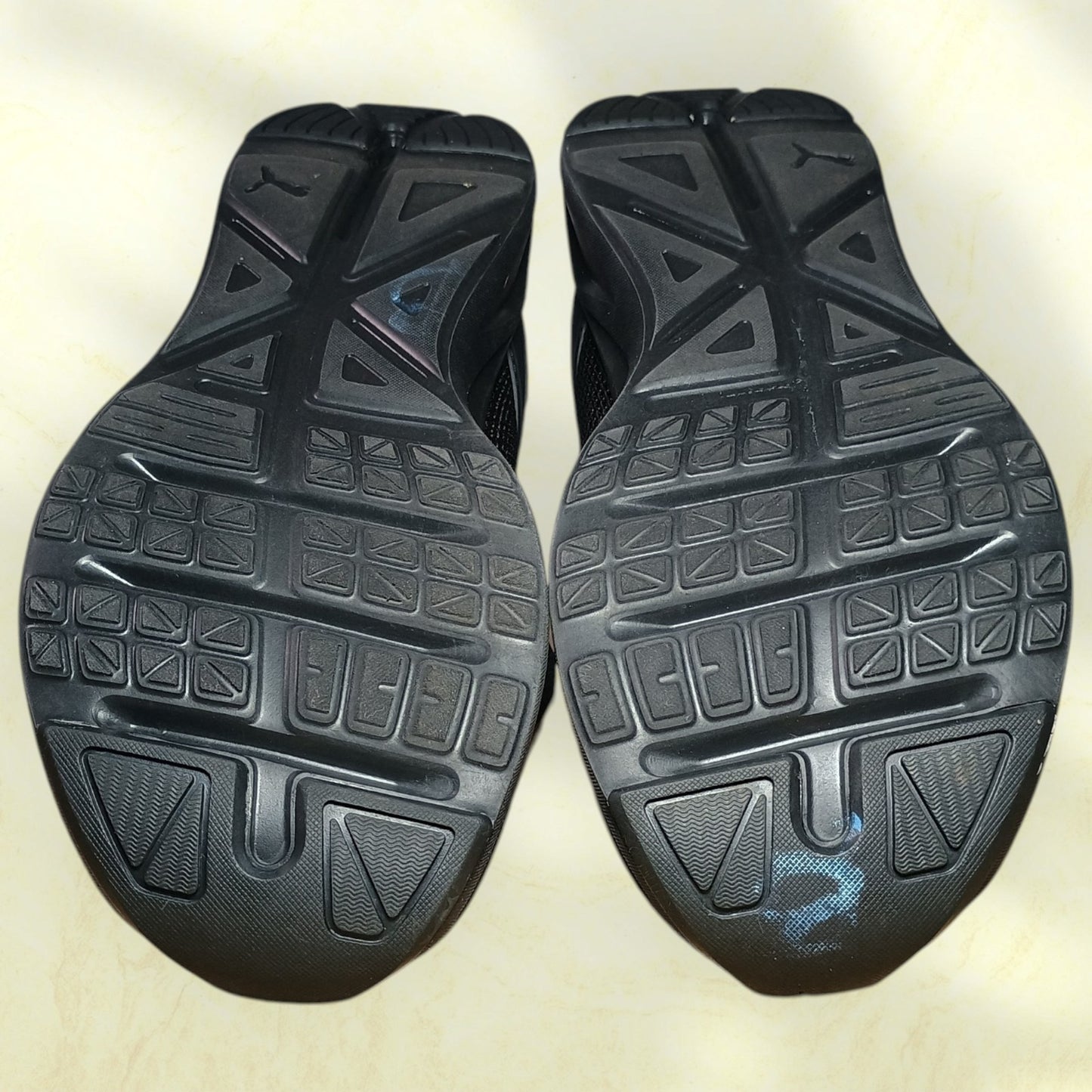 PUMA Enzo 2 | Women's US size 9 | Running Shoes | Black Silver Athletic Shoes | 193256-07
