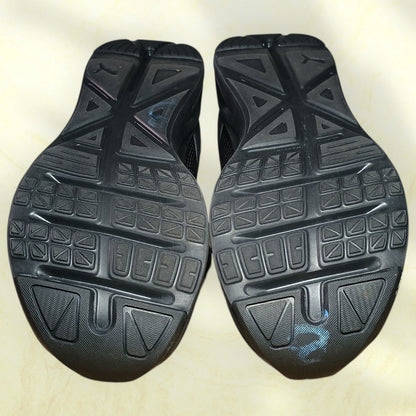 PUMA Enzo 2 | Women's US size 9 | Running Shoes | Black Silver Athletic Shoes | 193256-07