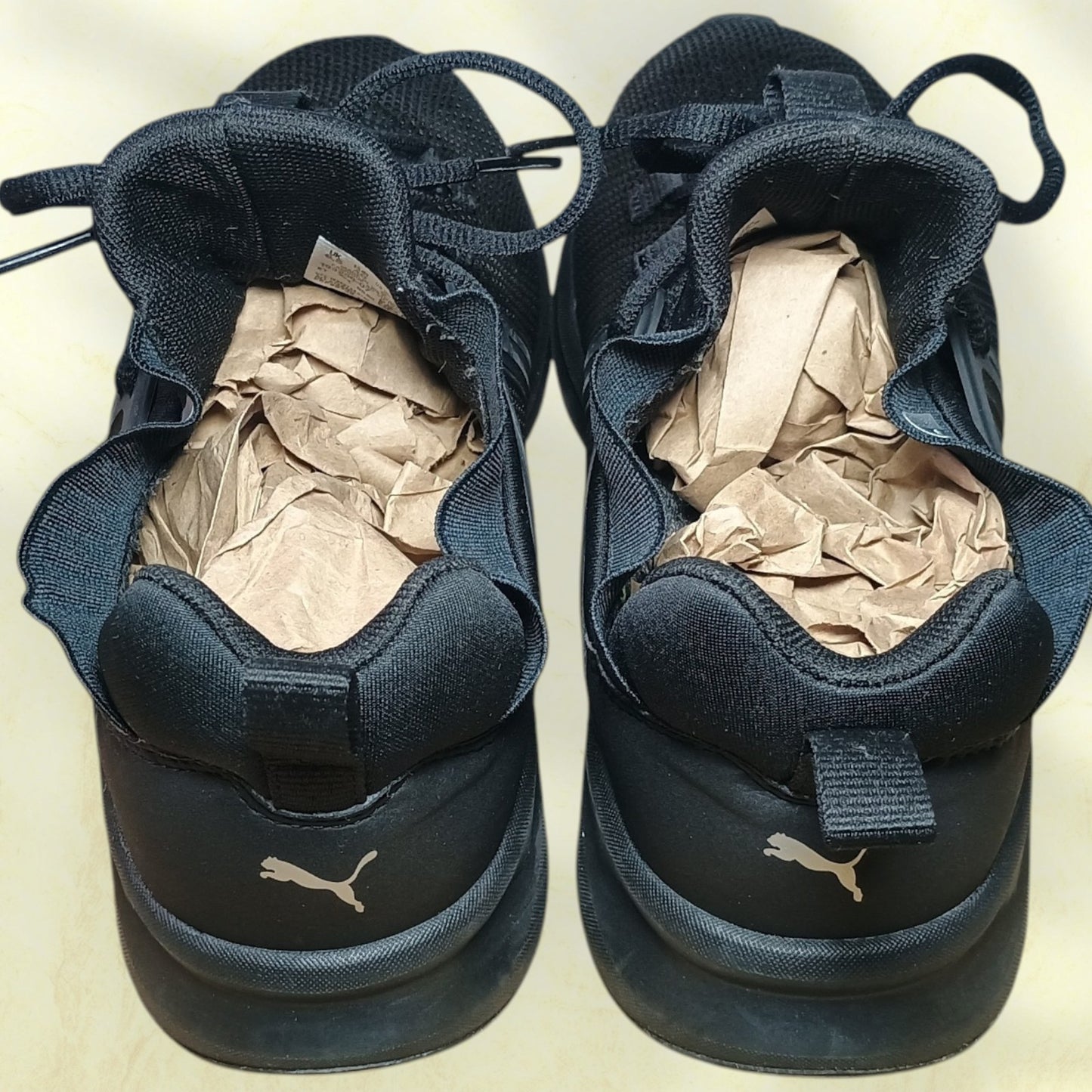 PUMA Enzo 2 | Women's US size 9 | Running Shoes | Black Silver Athletic Shoes | 193256-07