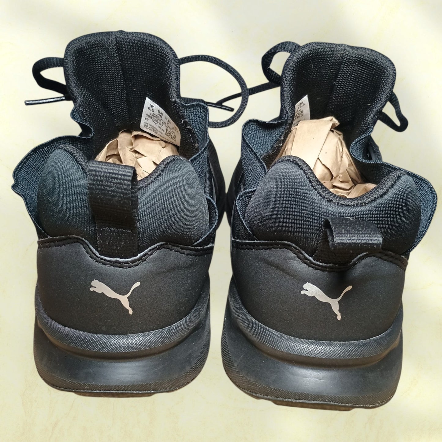 PUMA Enzo 2 | Women's US size 9 | Running Shoes | Black Silver Athletic Shoes | 193256-07