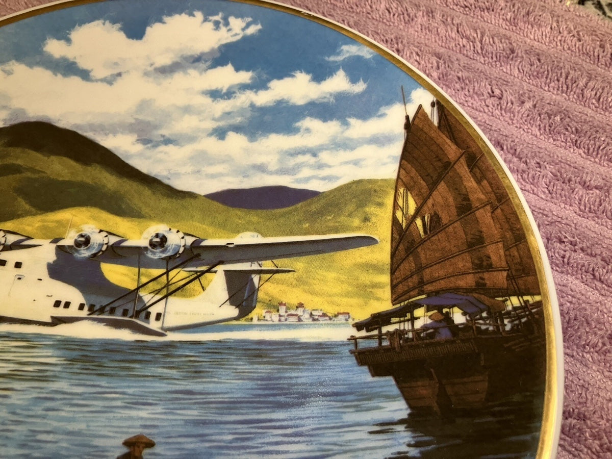 Pan Am Martin M-130 Flying Boat China Clipper Plate 1979 Bauscher Weiden