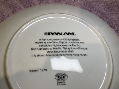 Pan Am Martin M-130 Flying Boat China Clipper Plate 1979 Bauscher Weiden