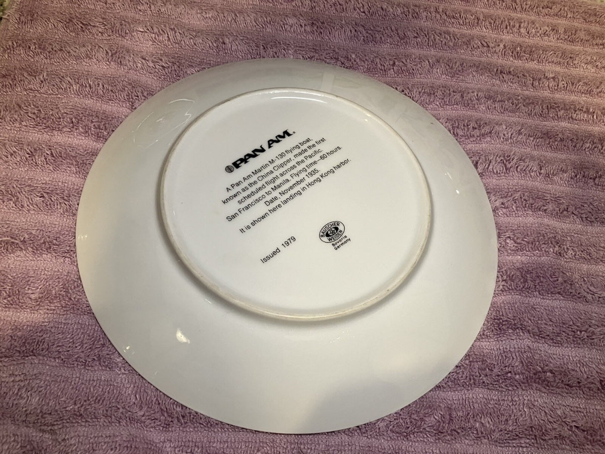 Pan Am Martin M-130 Flying Boat China Clipper Plate 1979 Bauscher Weiden