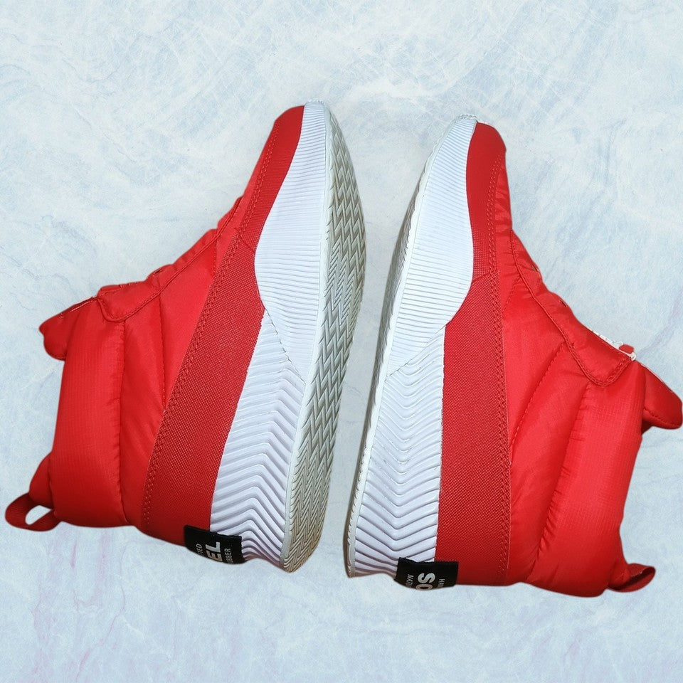 Sorel Out N About III Puffy Zip WP Boots | Womens Size 8 | Red and White | NL4439-646