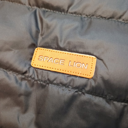 Space Lion Size 24 Large Dog Black Duck Down Puffer Jacket Water-Resistant Winter Coat NWT