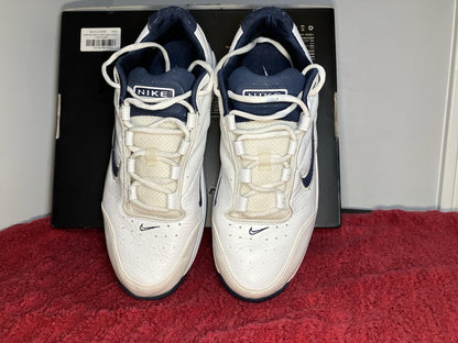 Men's Size 10 Vintage Nike Devastate Low Sneakers White Blue 309061-141