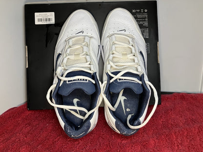 Men's Size 10 Vintage Nike Devastate Low Sneakers White Blue 309061-141