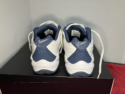 Men's Size 10 Vintage Nike Devastate Low Sneakers White Blue 309061-141