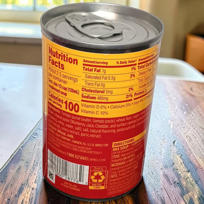Campbell's Limited Edition Grilled Cheese & Tomato Condensed Soup Can 10.75 oz New Sealed Collectible