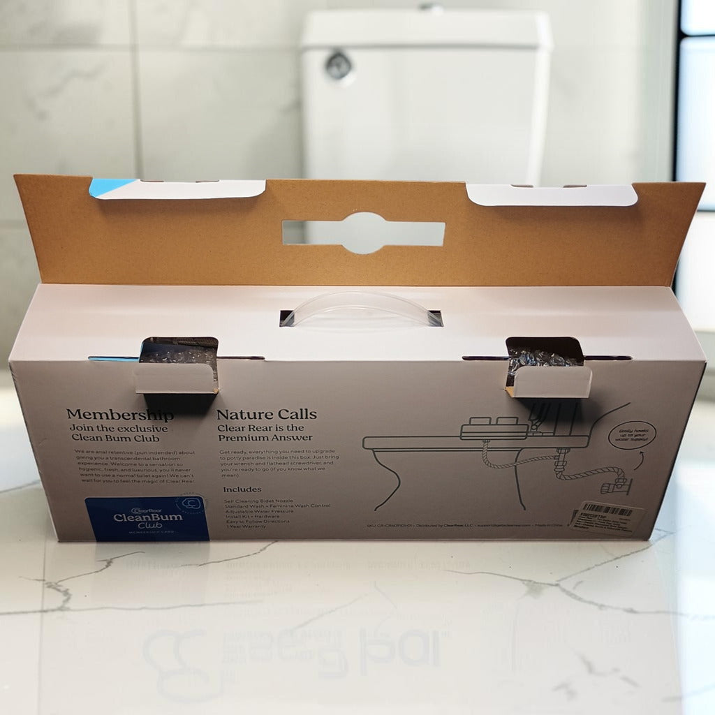ClearRear The Buttler Non Electric Bidet Toilet Attachment Brand New