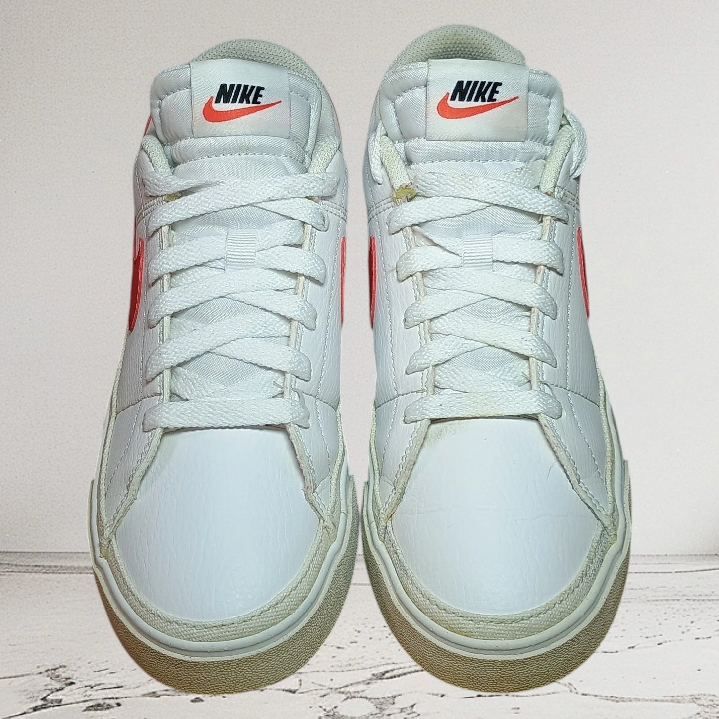 Nike Court Legacy Next Nature | Men's 7.5 US | Women's 9 US | White w/Red Logo DH3162-102
