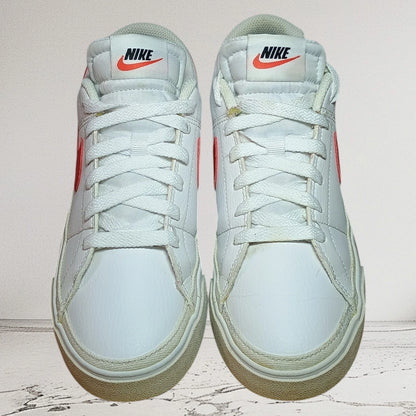 Nike Court Legacy Next Nature | Men's 7.5 US | Women's 9 US | White w/Red Logo DH3162-102