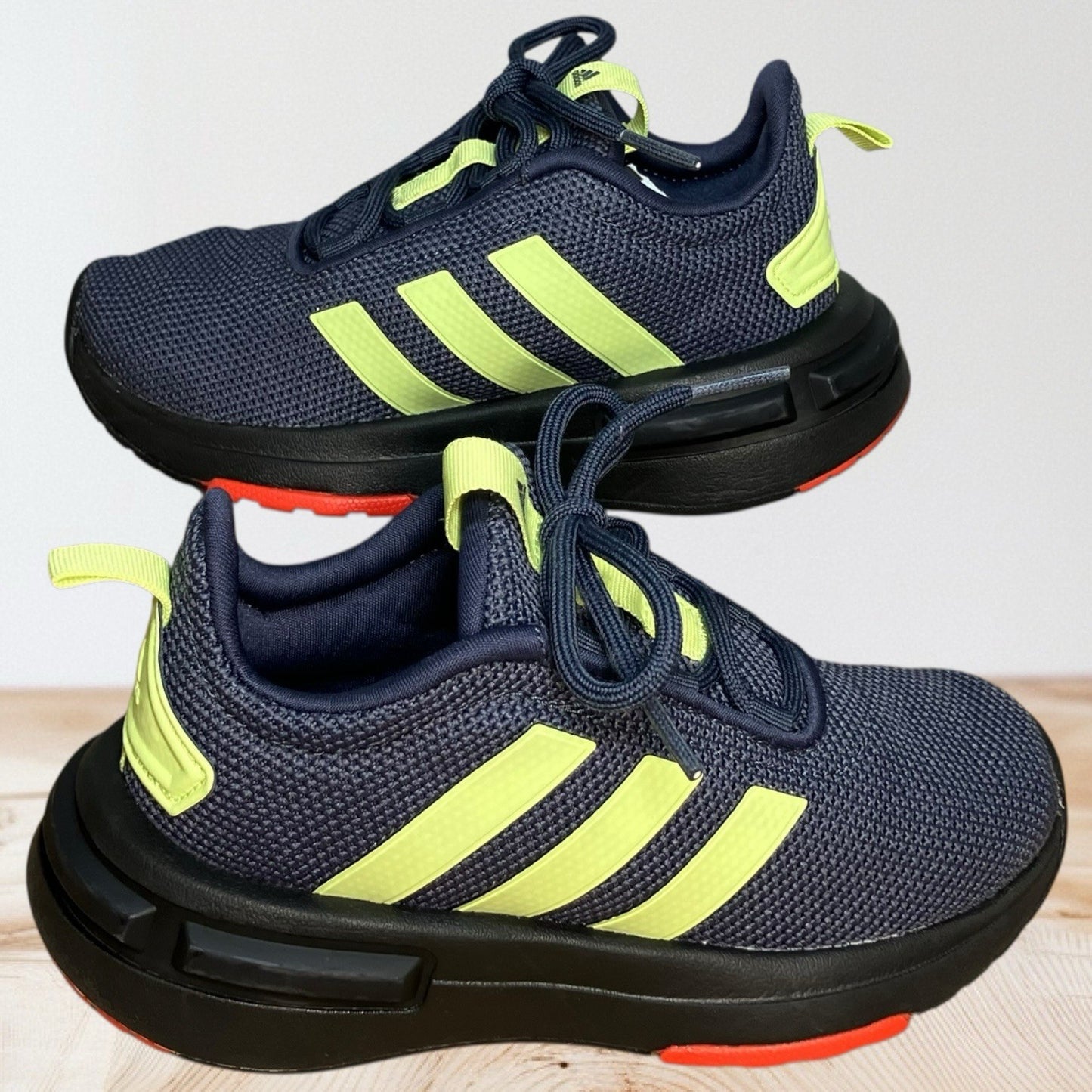 Adidas Racer TR23 Sneaker | 11.5k US Unisex Child | Navy/Lime/Black