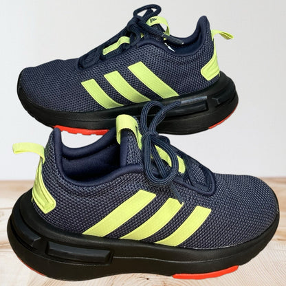 Adidas Racer TR23 Sneaker | 11.5k US Unisex Child | Navy/Lime/Black