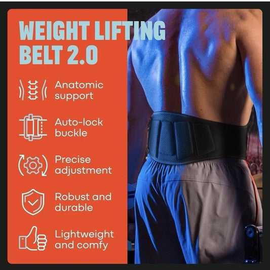 MAVA Weightlifting Belt for Men and Women | Size Medium Waist 30-35 Inches | Gym Belt