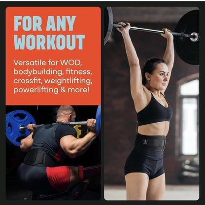 MAVA Weightlifting Belt for Men and Women | Size Medium Waist 30-35 Inches | Gym Belt