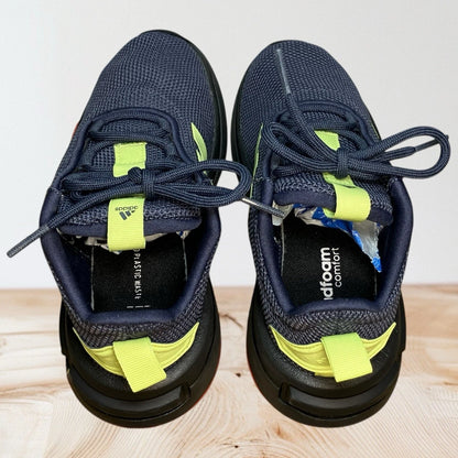 Adidas Racer TR23 Sneaker | 11.5k US Unisex Child | Navy/Lime/Black