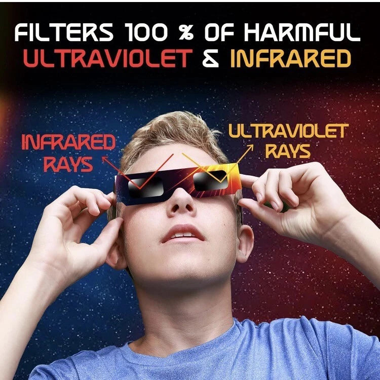 2026 Solar Eclipse Glasses. AAS Approved - Individually Wrapped - Sold Individually