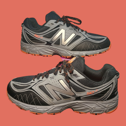 New Balance 510v3 Trail Men's Size 12 4E Extra Wide Black Lava Athletic Shoes (EXCELLENT)