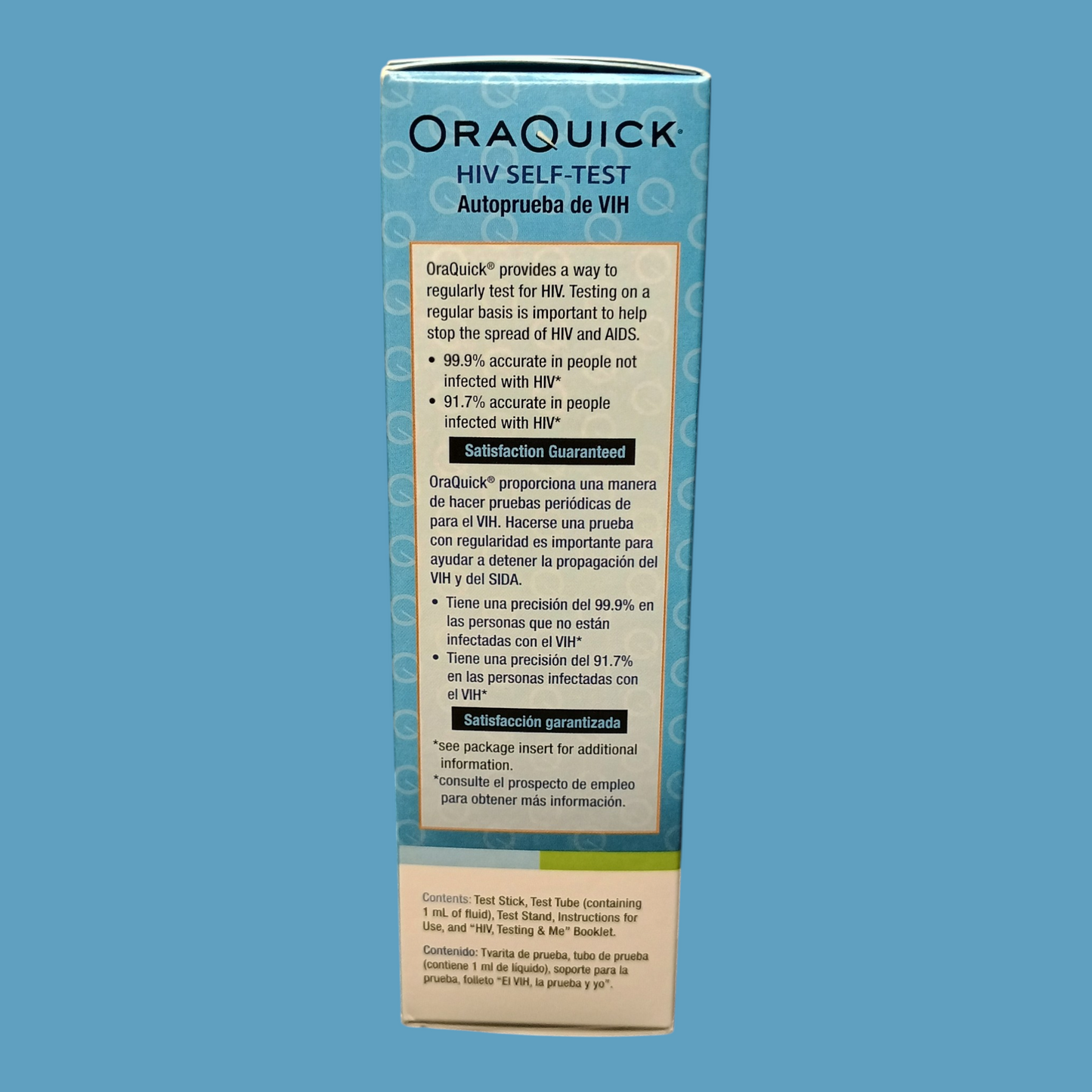 OraQuick HIV Self-Test - FDA Approved Home Kit - Exp April 2027