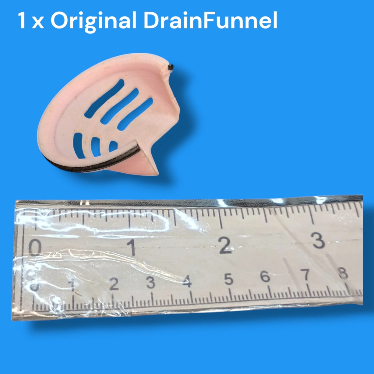 Brand New Early Design DrainFunnel Tub Drain Hair Catcher Insert (~1.5")