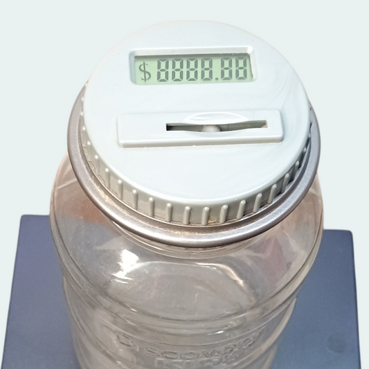 Discovery Kids Digital Coin Counting Money Jar - US Currency