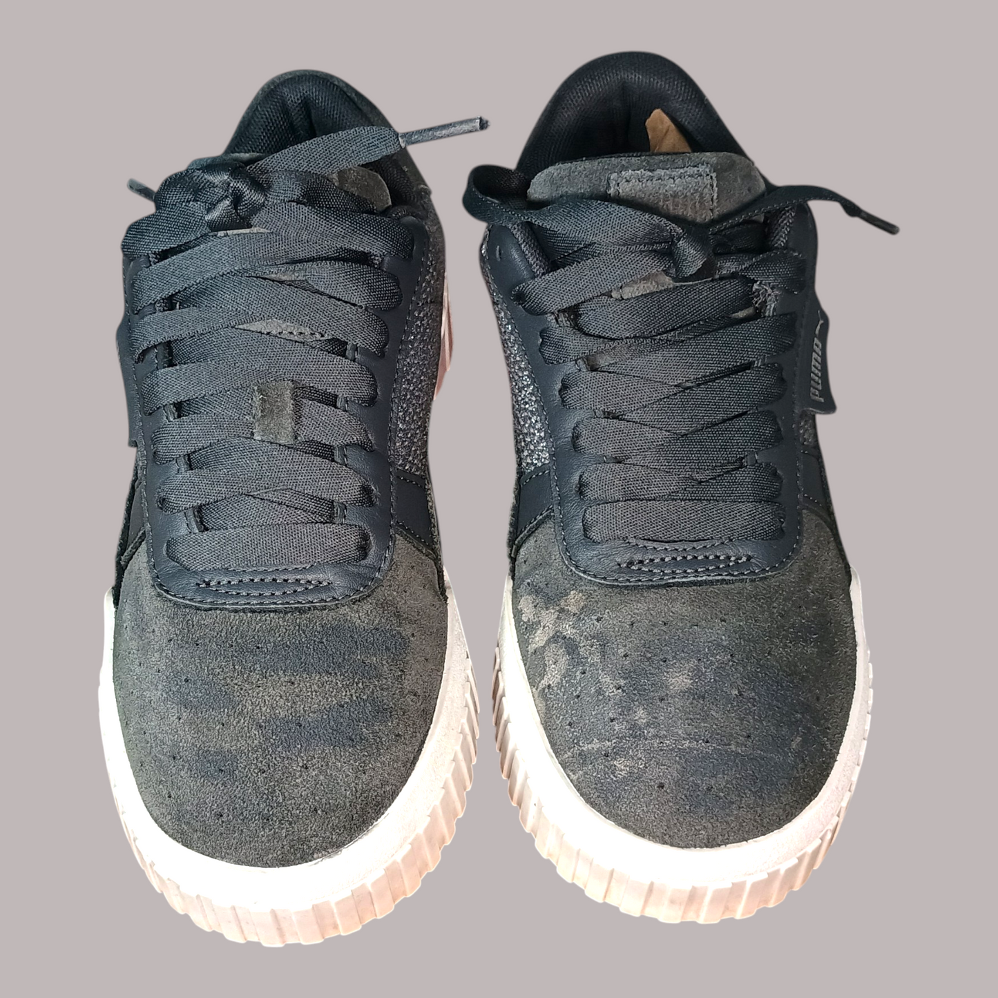 Puma Cali Sequin | US Women Size 7.5 | Ebony 369944-01