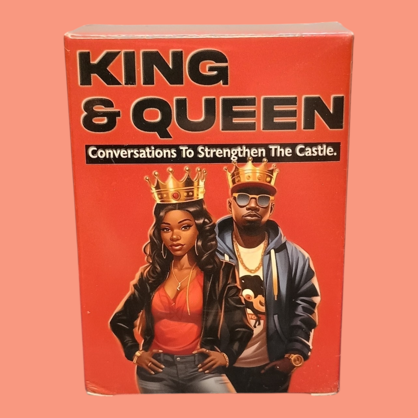 King & Queen Couples Conversation Game – Premier Edition for Deeper Connection (Brand New)