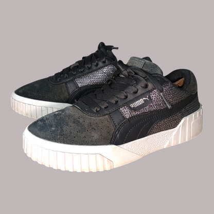 Puma Cali Sequin | US Women Size 7.5 | Ebony 369944-01