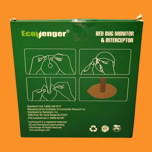 EcoVenger Bed Bug Monitor & Interceptor - 24ct Discreet Oak Design