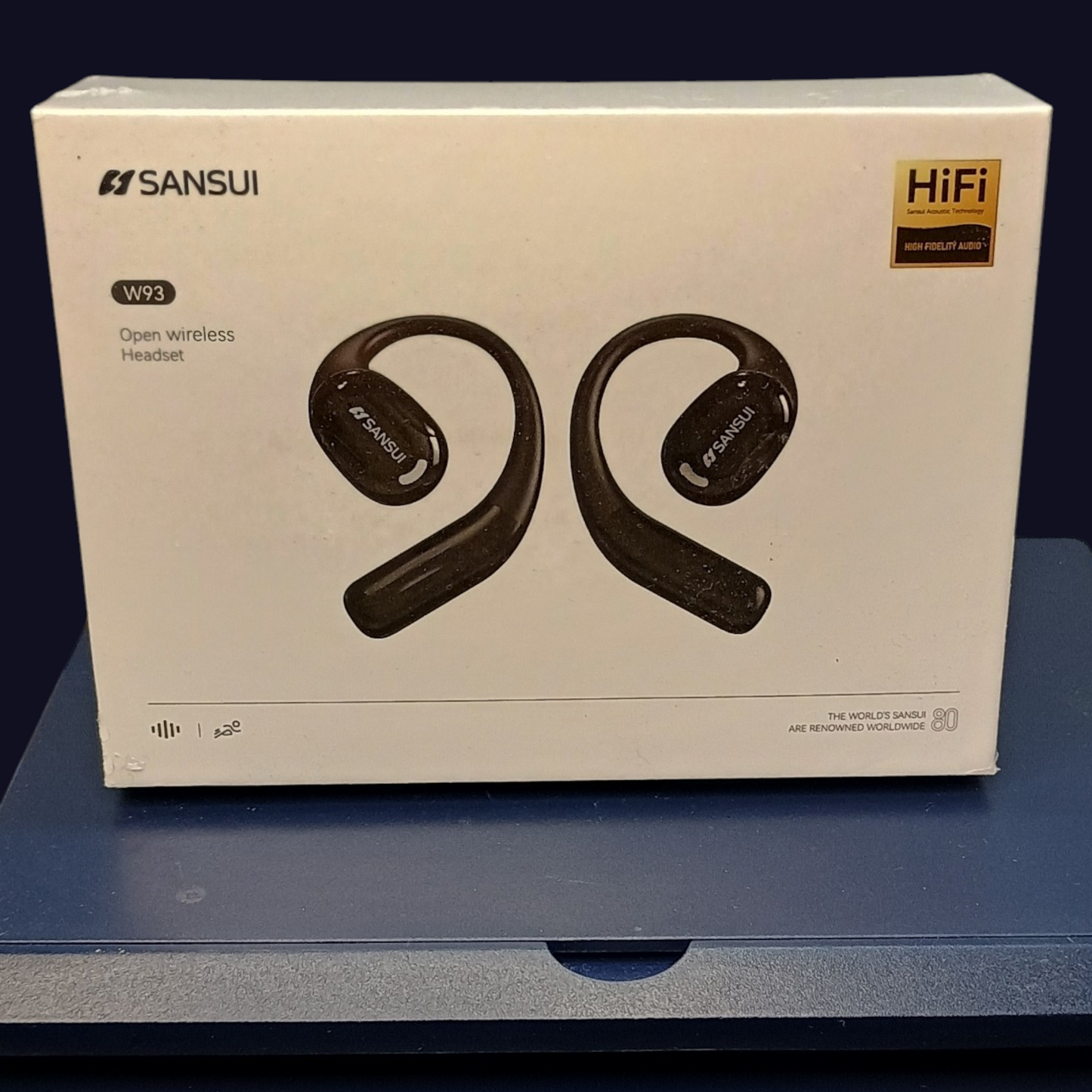 SANSUI Open Ear Wireless Headphones – 56H Playtime & Bluetooth 5.4 – New