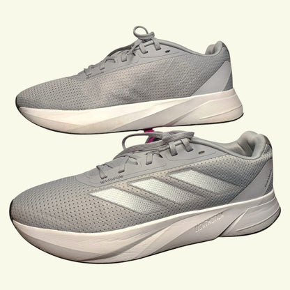 Adidas Duramo SL Men's US size 11.5 - Grey/White/Silver Running Shoes
