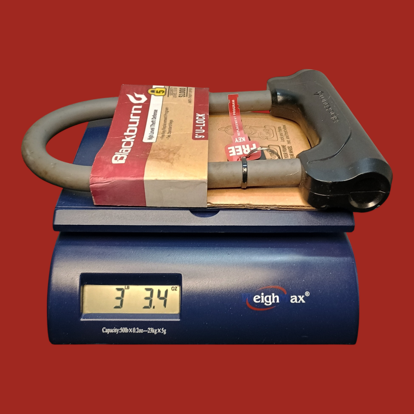 Blackburn 9" U-Lock Bike Lock (Brand New)