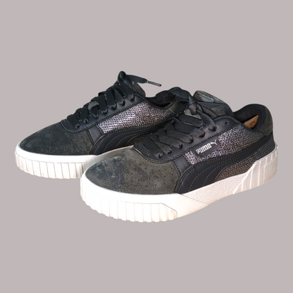 Puma Cali Sequin | US Women Size 7.5 | Ebony 369944-01