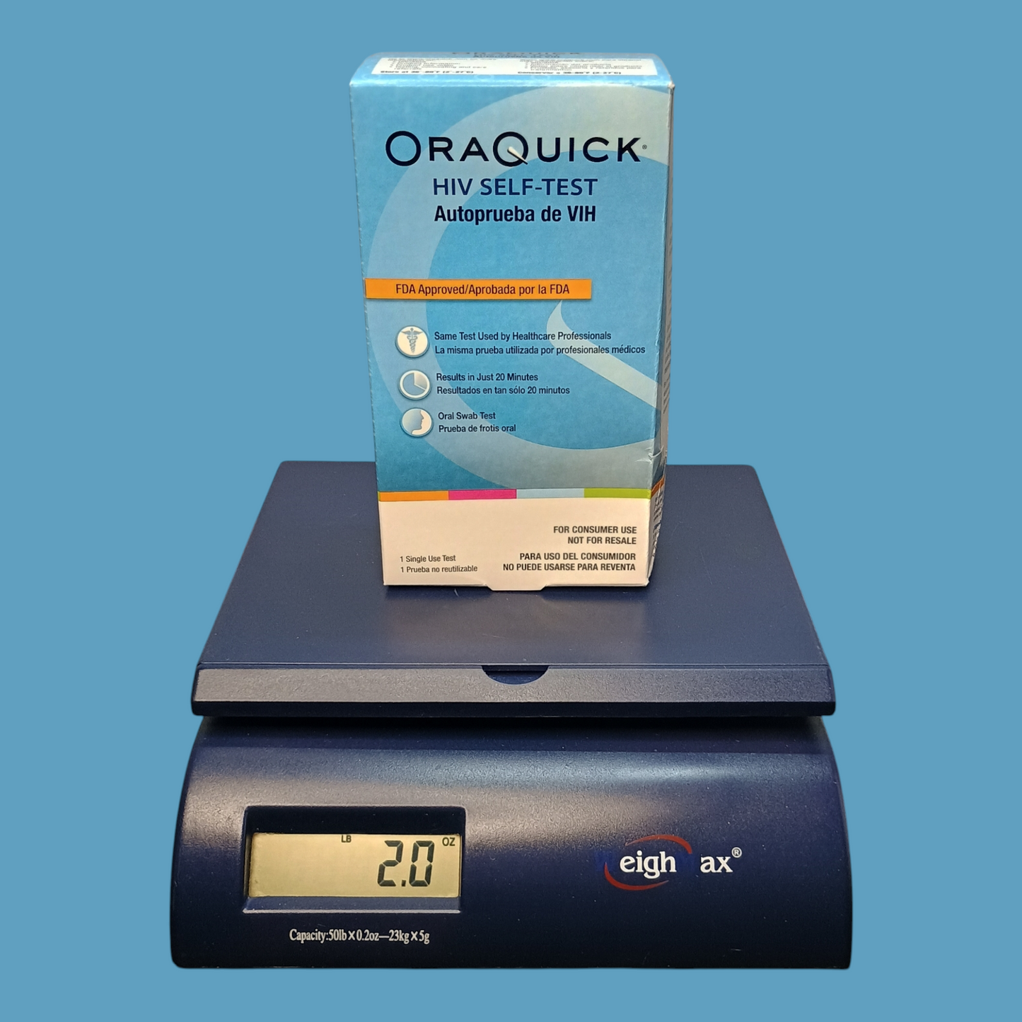 OraQuick HIV Self-Test - FDA Approved Home Kit - Exp April 2027