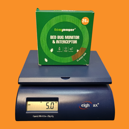 EcoVenger Bed Bug Monitor & Interceptor - 24ct Discreet Oak Design