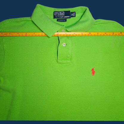 Polo by Ralph Lauren Men's Custom Slim Fit Shirt Lime Green Size M