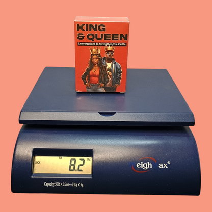 King & Queen Couples Conversation Game – Premier Edition for Deeper Connection (Brand New)