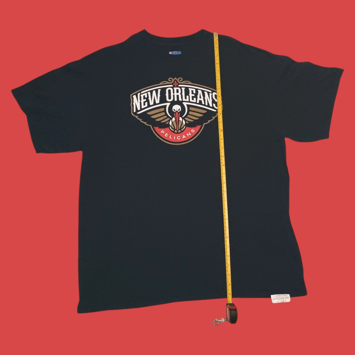 Official NBA New Orleans Pelicans Men's T-Shirt Navy Blue Size XL (pre-owned)