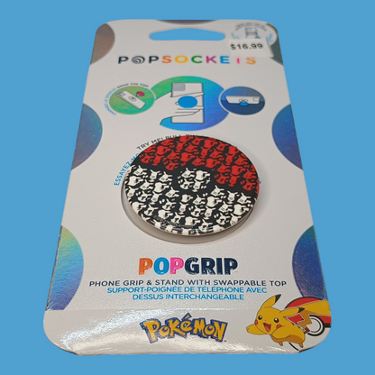PopSockets PopGrip Pokemon Pikachu Poke Ball (non-magnetic)