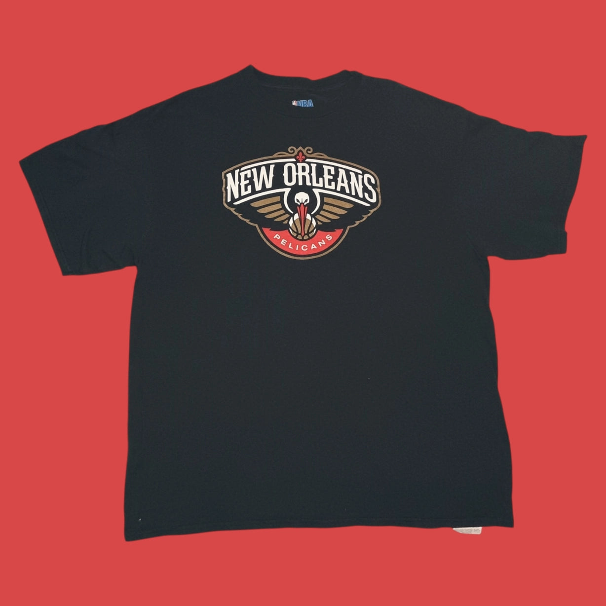Official NBA New Orleans Pelicans Men's T-Shirt Navy Blue Size XL (pre-owned)